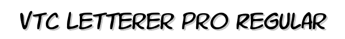 VTC Letterer Pro Regular font